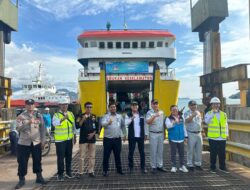 Jasa Raharja Sumbar Tinjau Pos Pengamanan Lebaran di Pelabuhan Bungus Padang