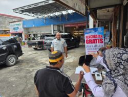 Jasa Raharja Sumbar Gelar Pelayanan Kesehatan Gratis di Pool PO Palala dan Al-Hijrah