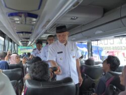 Gubernur Mahyeldi Lepas Peserta Program Balik Gratis, Apresiasi Dukungan Kemenhub untuk Masyarakat Sumbar