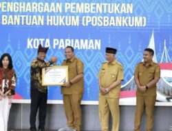 Yota Balad Terima Penghargaan Menkum RI Sukses Bentuk 71 Posbankum Gratis di Kota Pariaman