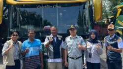 Jelang Mudik 2026, Jasa Raharja Sumbar Ramp Check Armada PT MPM dan ALS