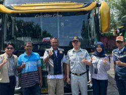 Jelang Mudik 2026, Jasa Raharja Sumbar Ramp Check Armada PT MPM dan ALS