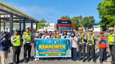 Jelang Lebaran, Jasa Raharja Sumbar Pantau Kelayakan Bus AKAP