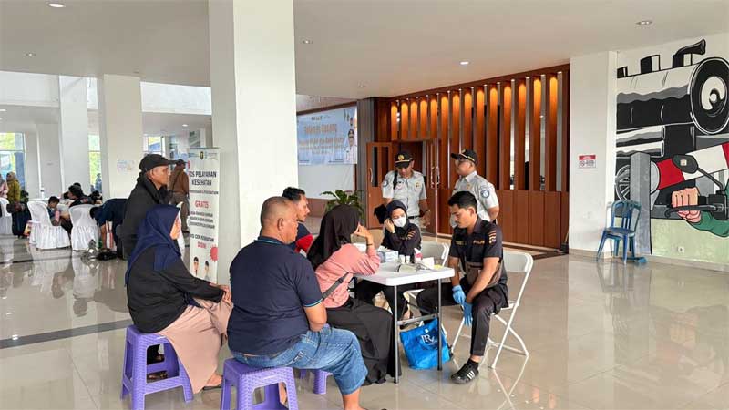 Jasa Raharja Sumbar Hadirkan Layanan Kesehatan Gratis di Terminal Anak Air