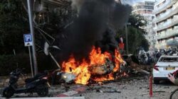 Wilayah Israel luluhlantak dirudal Iran.