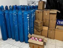 Polisi Ungkap Jaringan Distribusi Gas N2O ke 12 Kota