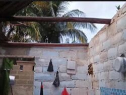 Cuaca Ekstrem Terjang Bangka Barat, Atap Rumah Warga Berterbangan