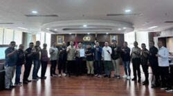 Pertemuan pengurus KONI Sumbar dengan Kapolda Sumbar.