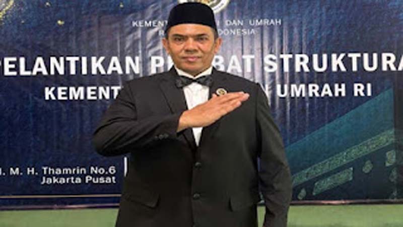 M. Rifki dilantik menjadi Kepala Kantor Wilayah Kementerian Haji dan Umrah