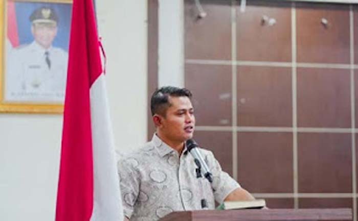 Bupati Solok Jon Firman Pandu di Solok.