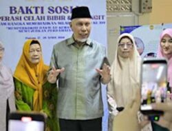 Gubernur Mahyeldi Buka Bakti Sosial Operasi Bibir Sumbing Milad ke-109 Aisyiyah di Padang