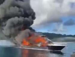 Kerugian Ratusan Juta, Kebakaran Speedboat di Maluku Utara Tewaskan Satu Awak Kapal