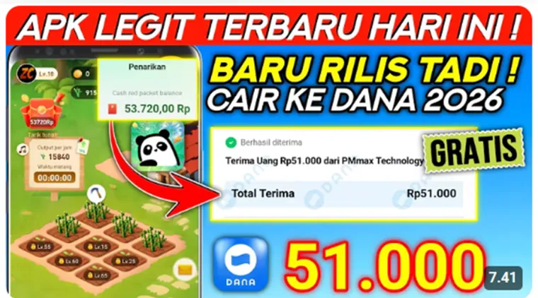 Aplikasi Panjoy Penghasil Uang, Main Game Bisa Dapat Saldo Dana Gratis.