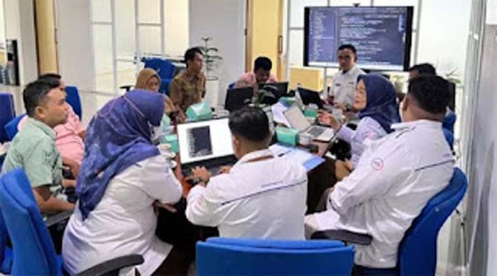 Rapat koordinasi jajaran BPKD Padang Pariaman dan Bank Nagari.