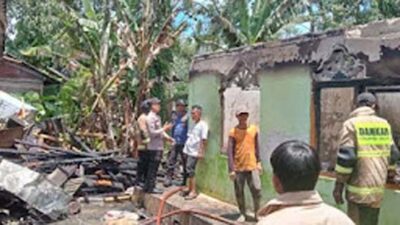 Rumah Pedagang di Solok Ludes Terbakar, Kerugian Capai Rp250 Juta