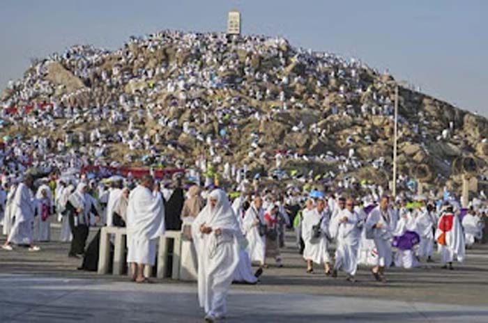 Ilustrasi jemaah haji.