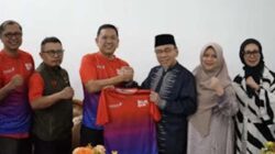 Wakil Wali Kota Padang, Maigus Nasir, menerima Ketua Pelaksana BOM Run 2026.