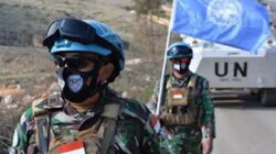 Prajurit TNI personel UNIFIL, kota Adchit Al Qusayr, Lebanon.