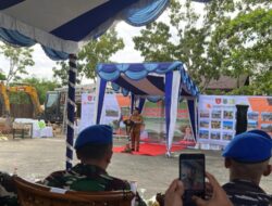 Danpuspomad Hadiri Groundbreaking Kantor Subdenpom Kapuas