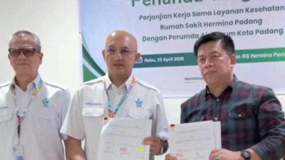 Perumda AM Padang Kolaborasi dengan RS Hermina