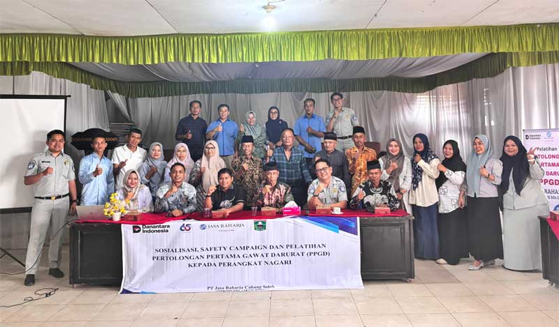Safety Campaign Jasa Raharja Solok Gandeng Nagari Singkarak