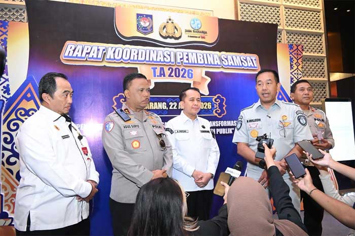 Jasa Raharja Perkuat Digitalisasi di Rakor Samsat 2026 Semarang