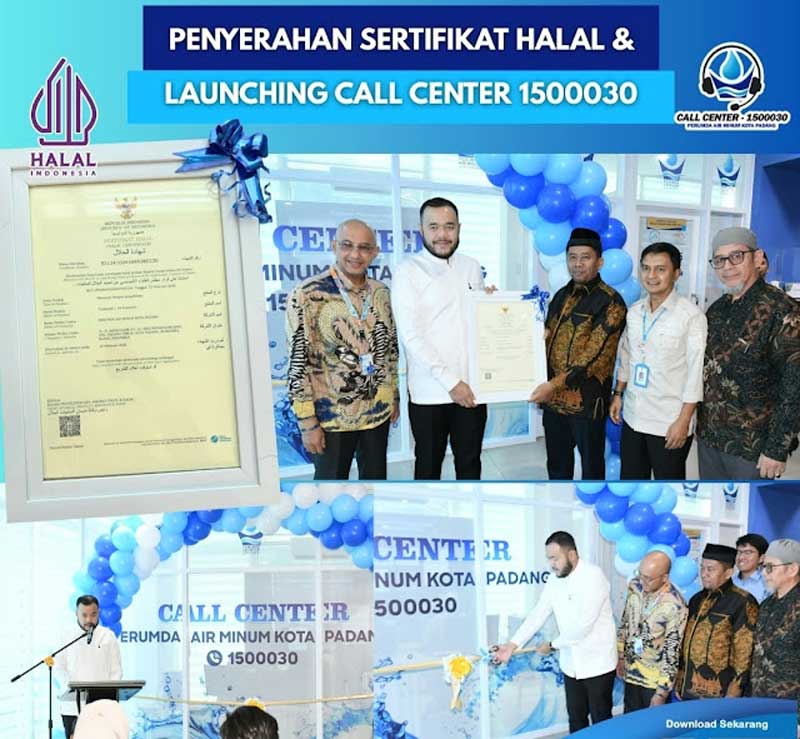 Perumda AM Padang kantongi sertifikat halal
