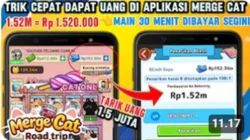 Cara Mudah Menghasilkan Uang dengan Game Merge Cats, Tutorial Lengkap untuk Pemula.