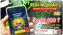Game Crazy Shot, Seru dan Menguntungkan! Begini Cara Mendapatkan Uang dari Aplikasi Ini.