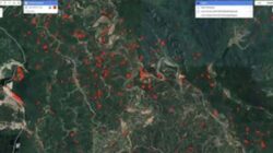 Ket: Citra deforestasi area PETI Sijunjung periode 2020-2024.