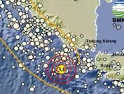 Gempa Magnitudo 3,0 Guncang Tanggamus Lampung, BMKG, Kedalaman 6 Km