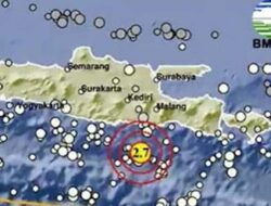 Guncangan Gempa Magnitudo Kecil Terjadi di Blitar, Data BMKG Masih Dapat Berubah