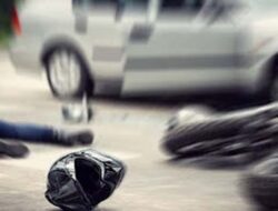 Kecelakaan Mengerikan di Simpang Haru Padang, Motor Terseret Mobil LPG