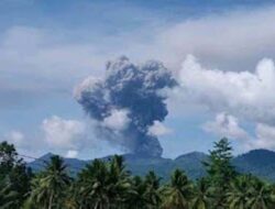 Gunung Dukono Erupsi Dua Kali dalam Sehari, Kolom Abu Capai 2.700 Meter