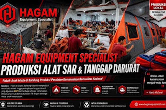 Hagam Equipment Specialist Produksi Alat SAR dan Tanggap Darurat.