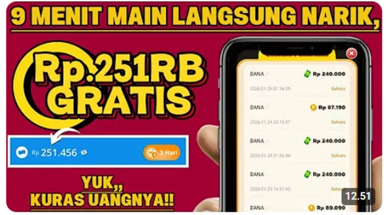 Main Game, Hasilkan Uang, dan Tarik ke Dana & E-Wallet Hingga Ratusan Ribu!