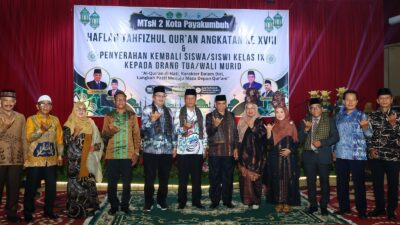 334 Siswa MTsN 2 Payakumbuh Ikuti Haflah Tahfizh XVIII, Wawako Tekankan Karakter Qur’ani
