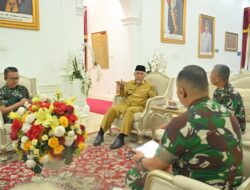Gubernur Mahyeldi Terima Audiensi Dandim 0312 Padang, Bahas Penguatan Penanganan Bencana di Sumbar