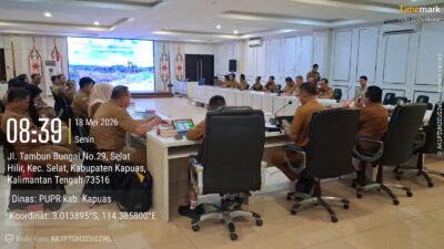 Bupati Kapuas Pimpin Rakor Cetak Sawah 2026, Target 90 Hari Jadi Sorotan