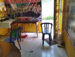 Sekretariat PWI Solok Selatan di Rusak Orang Tak Dikenal