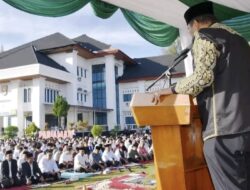 Ribuan Jama’ah Shalat Idul Adha 1447 H Padati Halaman Balaikota Pariaman