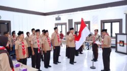 Sekda Rida Ananda Kukuhkan Saka Yogaswara, Perkuat Pendidikan Demokrasi Pemilih Muda