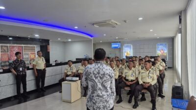 Perkuat Kualitas Layanan serta Keamanan BRI BO Rantau Prapat Gelar Sosialisasi Kepada Seluruh Satpam di Unit Kerja Binaan