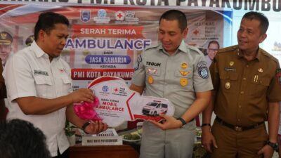 Pemko Payakumbuh Apresiasi Bantuan Ambulans Jasa Raharja Untuk PMI