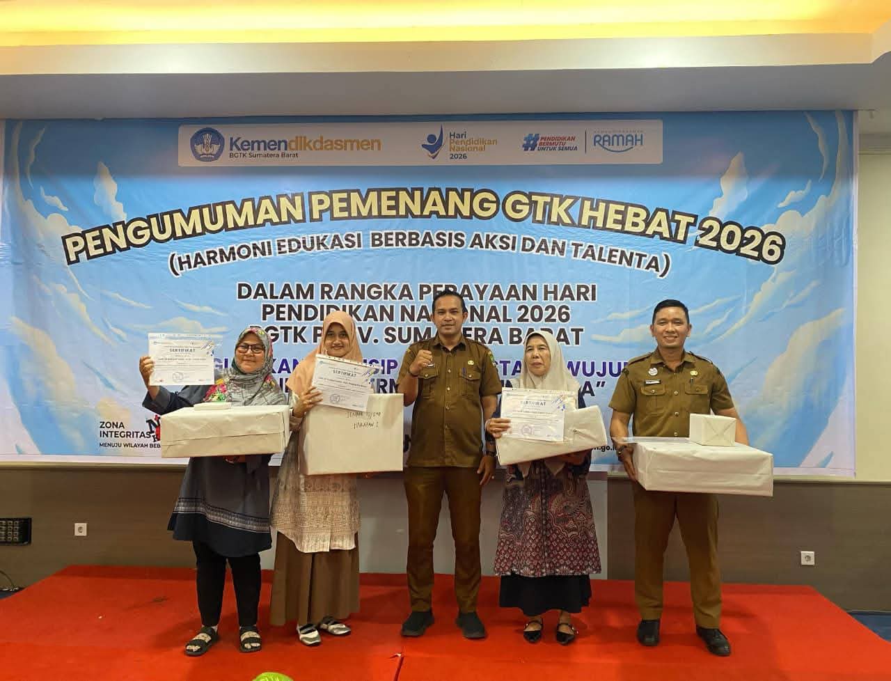 Guru SDN 17 Payakumbuh Raih Juara I Guru Inovatif Sumbar 2026