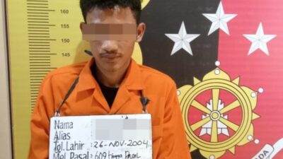 Sembunyikan Sabu di Batang Sawit, Pemuda Diamankan Polsek Marbau di Pinggir Rel Kereta Api