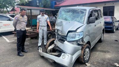 Respon Cepat Jasa Raharja Bukittinggi Tangani Laka Beruntun di Harau