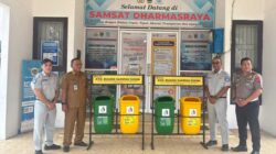 Jasa Raharja Sumbar Bantu Bak Sampah untuk Samsat Dharmasraya