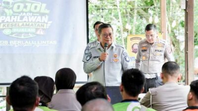 Dukung Polantas Menyapa, Jasa Raharja Latih Ojol Soal PPGD dan Keselamatan