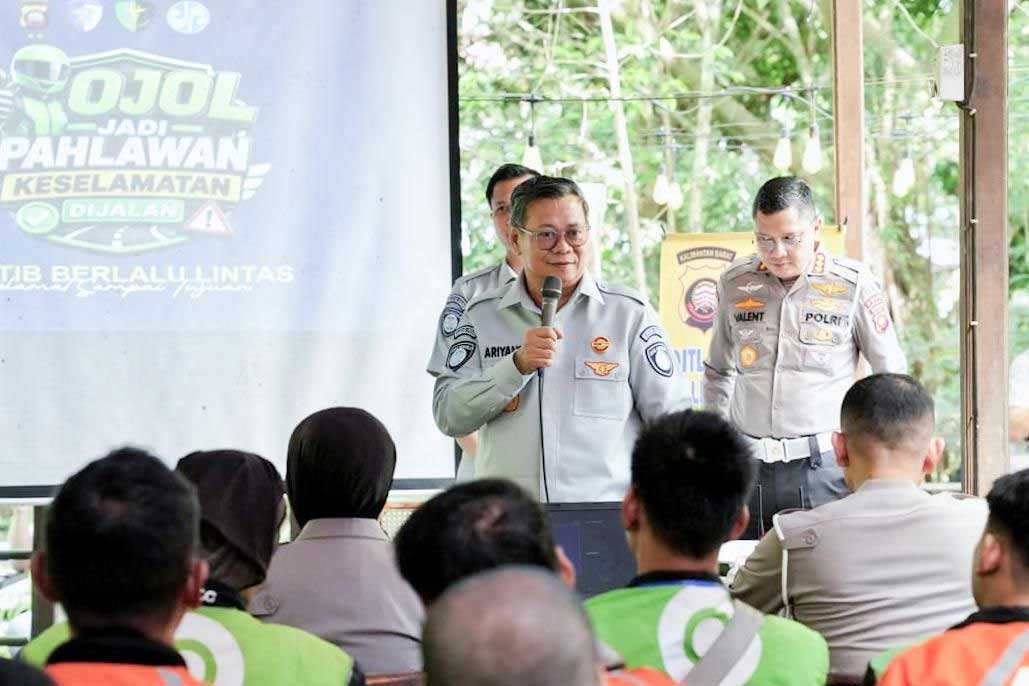 Dukung Polantas Menyapa, Jasa Raharja Latih Ojol Soal PPGD dan Keselamatan